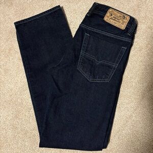 Diesel Jeans Mens VIKER 30x32 Dark Wash Blue Denim Straight Leg 5-Pocket